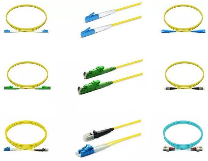 SC APC SC Kabel Patch Serat Optik, pemasok kabel serat optik / LSZH 4